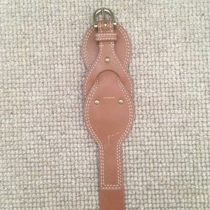 Faux Leather Brown Belt
